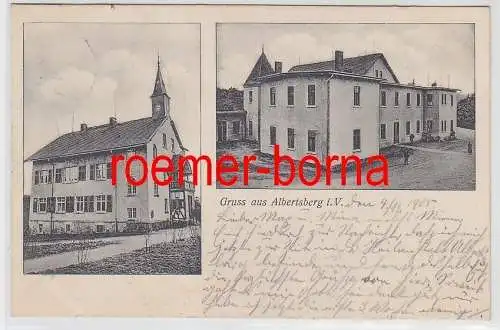 77166 Mehrbild Ak Gruss aus Albertsberg im Vogtland 1905