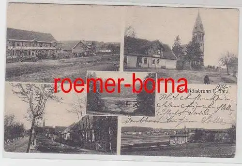 77293 Mehrbild Ak Friedrichsbrunn im Harz 1909
