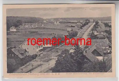 77833 Feldpost Ak Friedrichsbrunn (Ostharz) Kaiser Wilhelmstrasse Villenviertel