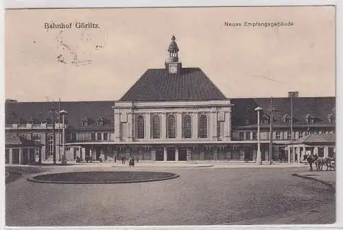 33778 AK Bahnhof Görlitz - Neues Empfangsgebäude 1917