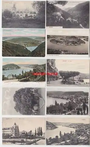 56779 / 10 Ak Boppard am Rhein 1905 bis 1934