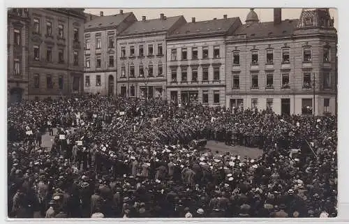 92861 AK Netzschkau - 10. Posaunenfest des Bundes christl. Posaunenchöre 1924