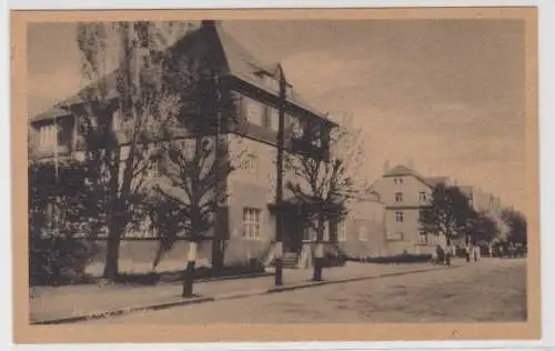81626 AK Pegau - Postamt, Straßenansicht um 1940