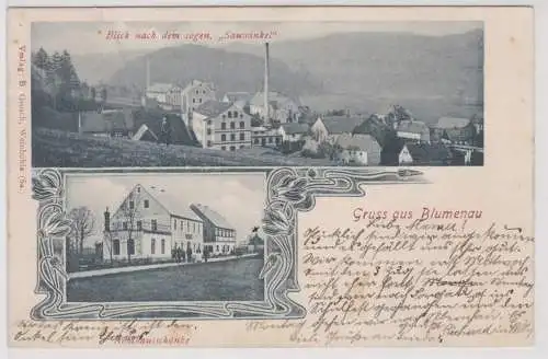 59706 Mehrbild Ak Gruß aus Blumenau Kohlhausschänke usw. 1907