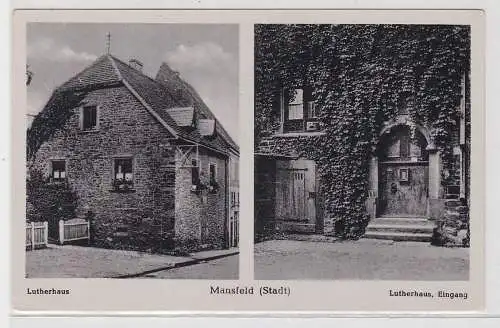 43536 AK Mansfeld (Stadt) - Lutherhaus, Außenansicht und Eingang