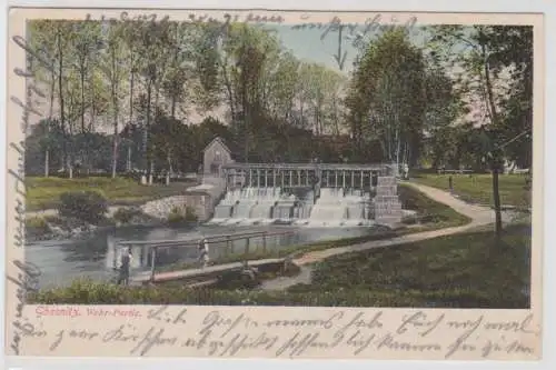 50844 Ak Gössnitz in Thüringen - Wehr-Partie 1916