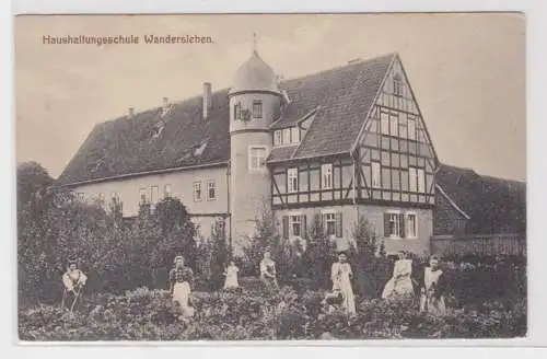 87513 Ak Haushaltungsschule Wandersleben 1911