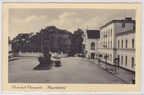 31449 Ak Waldstadt Eberswalde Hauptbahnhof 1939