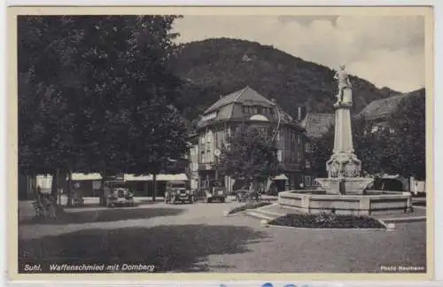 17140 Ak Suhl - Waffenschmied mit Domberg 1936