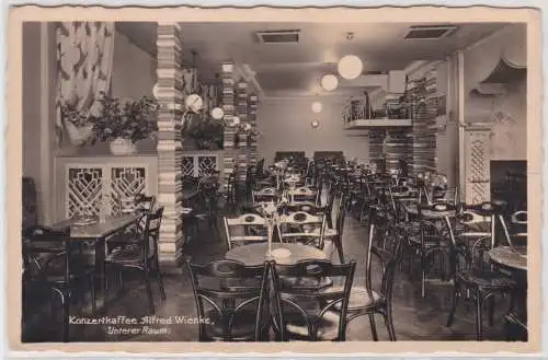 99482 AK Jena - Konzertkaffee Alfred Wienke,Unterer Raum, Innenansicht 1935