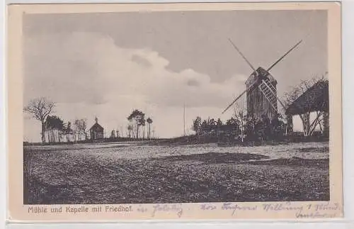 46623 AK Mühle und Kapelle mit Friedhof - Stellungskämpfe a.d. oberen Schtschara