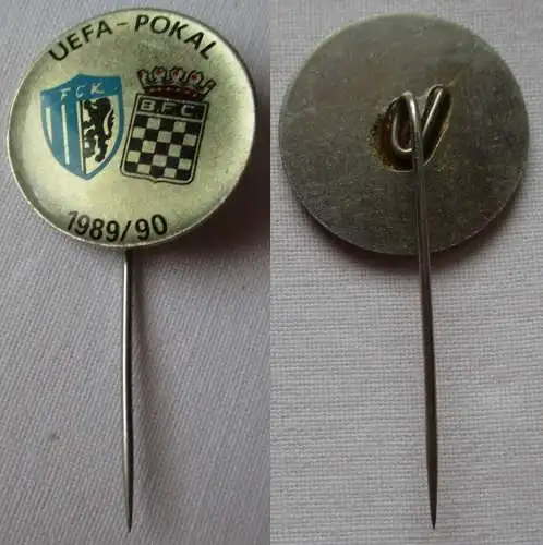 DDR Veranstaltungsabzeichen FCK (Karl-Marx-Stadt) im UEFA-Pokal 1989/90 (143710)