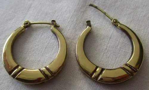 elegante 333er Gold Creolen Ohrringe (108331)