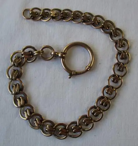 alte 333er Gold Taschenuhrkette Uhrkette Länge 26 cm (109627)