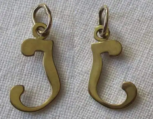 eleganter Ketten Anhänger 333er Gold Buchstabe J (161515)