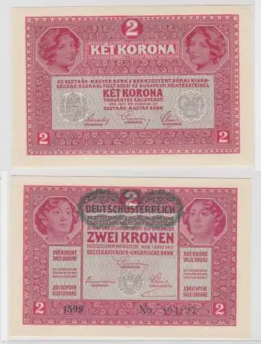 2 Kronen Banknote Österreichisch Ungarische Bank 1917 (138737)
