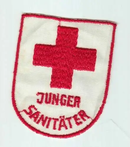DDR Stoffabzeichen Aufnäher JP Junger Sanitäter DRK Rotes Kreuz (144792)