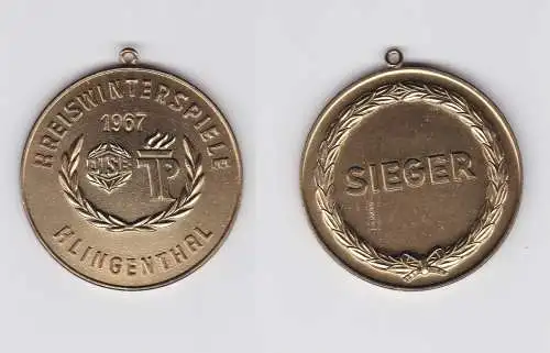 DDR Medaille Sieger Kreiswinterspiele Klingenthal 1967 (103920)