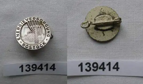 DDR Abzeichen Firmenabzeichen Energieversorgung Rostock (139414)