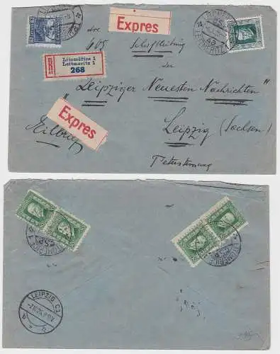 96280 Tschechoslowakei R-Brief Litomerice Leitmeritz 1926