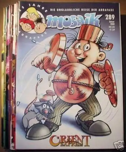 Mosaik Abrafaxe Jahrgang 2000 komplett