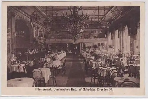 44471 Feldpost Ak DresdenN. Linckesches Bad Fürstensaal 1915