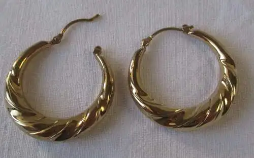 elegante 333er Gold Creolen Ohrringe (101558)