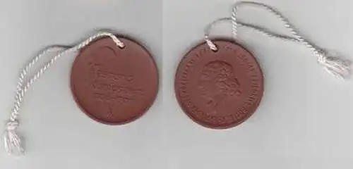 DDR Porzellan Medaille Festung Königstein 1706-1707