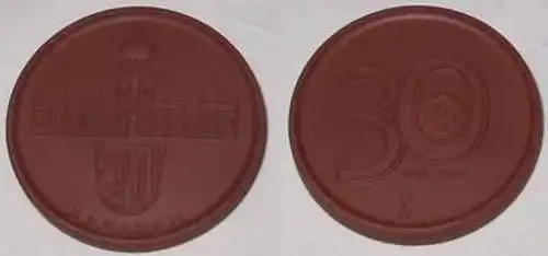 DDR Porzellan Medaille Deutsches Rotes Kreuz Dresden