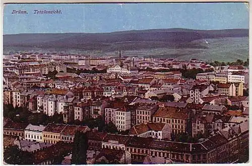 06961 Feldpost Ak Brünn Totalsnsicht 1915