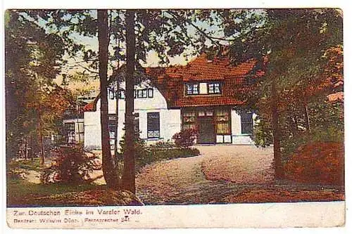 12236 Feldpost Ak Zur deutschen Eiche im Vareler Wald