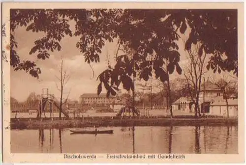 17781 Feldpost Ak Bischofswerda Freischwimmbad 1940