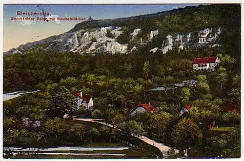 09362 Feldpost Ak Bleicherode mit Waldschlößchen 1917