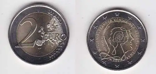 2 Euro Gedenkmünze Niederlande 2013 200 Jahre Königreich Stgl. (167526)