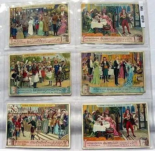 Liebigbilder Serie 503 Johann Strauss, 6 Bilder 1901 (3/6519)