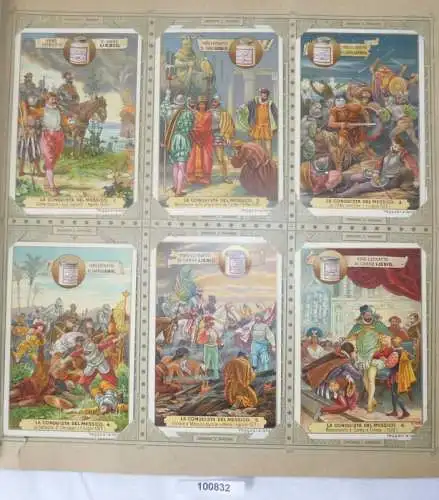 Liebigbilder Italien "La Conquista del Messico", komplett (19/100832)