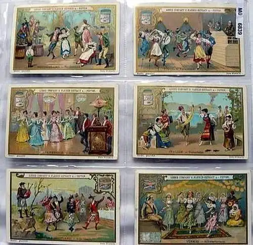 Liebigbilder Serie 469 Nationaltänze V, komplett 1900 (5/6839)