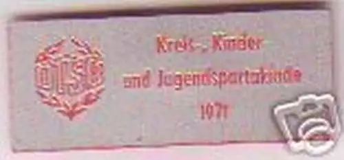 DDR Abzeichen DTSB Jugendspartakiade 1971