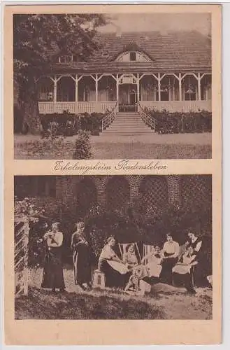 87750 Ak Erholungsheim Radensleben Verein Wohlfahrt der weibl. Jugend 1917