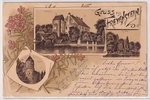 55767 Ak Lithographie Gruß aus Freyenstein bei Wittstock Doosse 1899