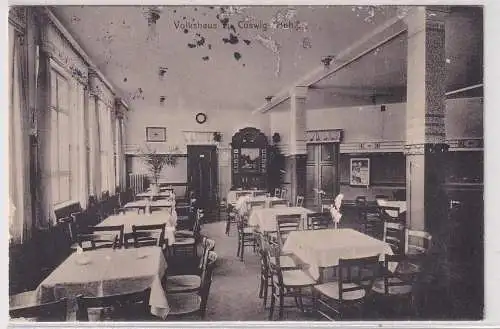 04924 Ak Volkshaus zu Coswig in Anhalt 1914