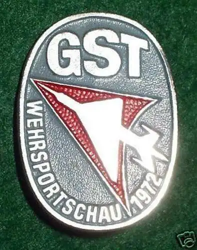 DDR Abzeichen GST Wehrsportschau 1972