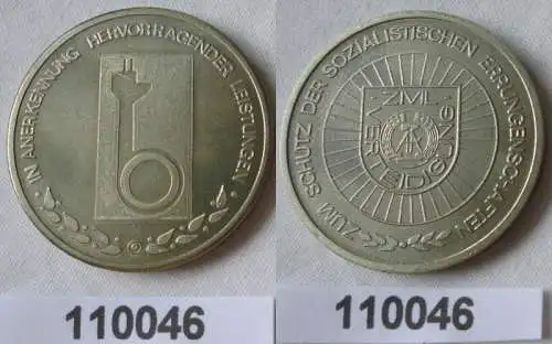 DDR Medaille In Anerkennung hervorragender Leistungen Zivilverteidigung (110046)