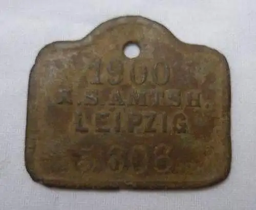Plakette K.S. Amtshauptmannschaft 1900