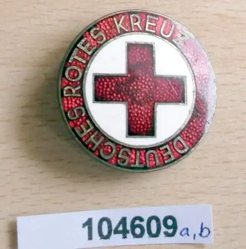 emailliertes DDR Abzeichen Deutsches Rotes Kreuz