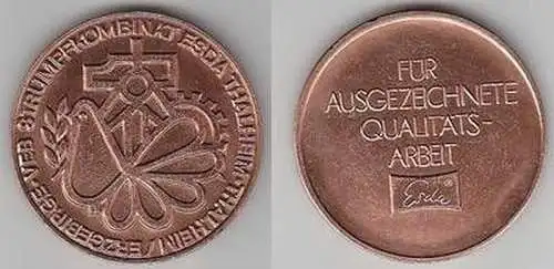 DDR Medaille VEB Strumpfkombinat ESDA Thalheim um 1970