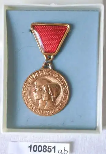 DDR Medaille Verdienste in der Volkskontrolle im Etui