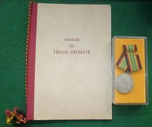 DDR Orden Staatssicherheit 900er Silber Etui + Urkunde (MU5235)
