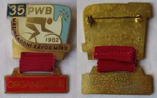 Abzeichen 35. Friedensfahrt 1982 Course de la Paix PWB Organisateur (108261)