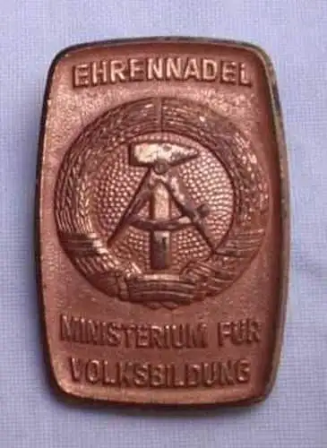 DDR Ehrennadel des Ministerium für Volksbildung groß